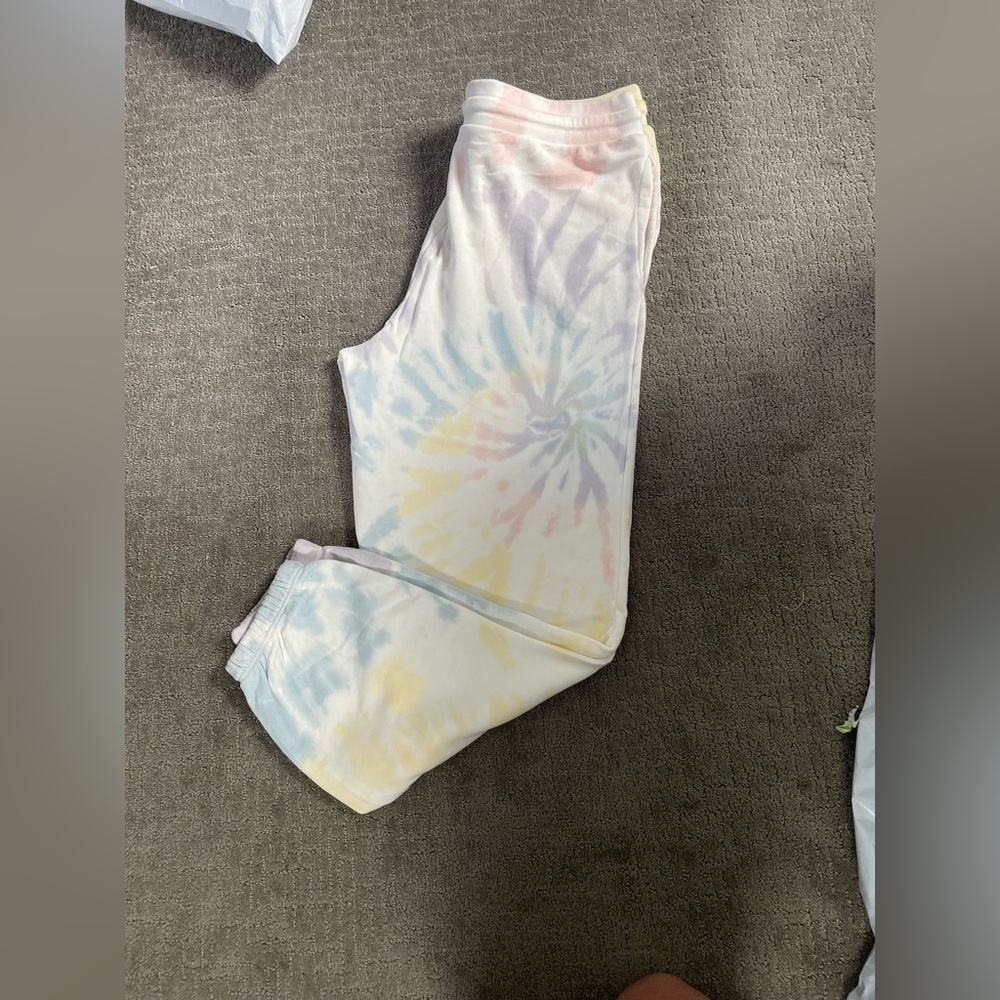 Alternative Pastel Rainbow Tie-Dye Sweatpants